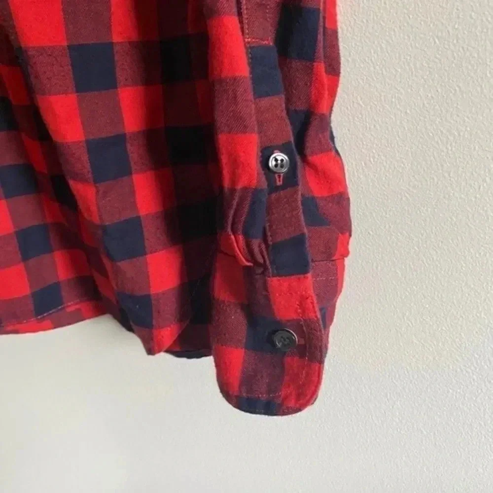 J. Crew Buffalo Plaid Top
